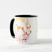Nobles verwittertes Rhodesian Ridgeback Tasse (Vorderseite Links)
