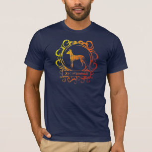 Nobles verwittertes Xoloitzcuintli T-Shirt