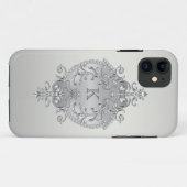 Nobles, verziertes Diamant-Monogramm Case-Mate iPhone Hülle (Rückseite (Horizontal))