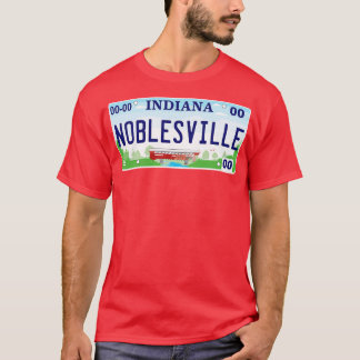 Noblesville Indiana Nummernschild T-Shirt