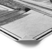 Noblewoman's dress, late 17th century poster (Ecke)