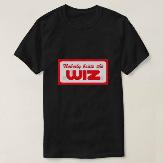 Nobody Beats The Wiz! T-Shirt (Design vorne)