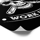 Nobody Cares Work Entrepreneur Harder Motivation J Poster (Ecke)