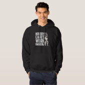 Nobody Cares Work Harder Fitness Trainer Motivatio Hoodie (Vorne ganz)