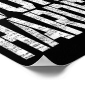 Nobody Cares Work Harder Fitness Workout Motivatio Poster (Ecke)