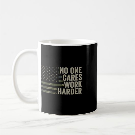 Nobody Cares Work Harder - Motivational Workout Gy Kaffeetasse (Links)