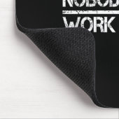 Nobody Cares Work Harder Retro Shirt-gym Motivatio Mousepad (Ecke)