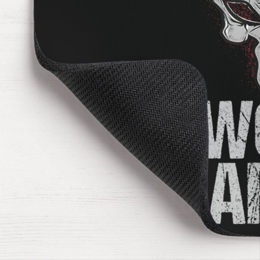 Nobody Cares Work Harder Workout Gym Motivation Gi Mousepad (Ecke)