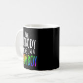 Nobody Knows I'm A Ladyboy LGBTQ Pride Premium Kaffeetasse (Vorderseite Links)