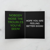 NOBODY NOSE KARTE (Innenseite)