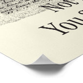 Nobody Remembers You Poster (Ecke)