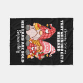 Nobody Told Me That When You Get A Husband His Ear Fleecedecke (Vorderseite (Horizontal))