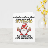 Nobody Told Me When You Get A Husband His Ears Sol Karte (Gelbe Blume)