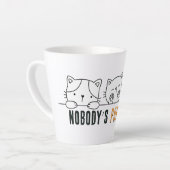 Nobody's Purr-fect Milchtasse (Linke Ecke)
