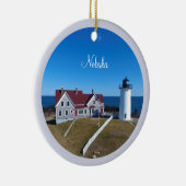 Nobska Lighthouse Cape Cod Keramik Ornament (Rechts)