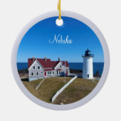 Nobska Lighthouse Cape Cod Keramik Ornament (Hinten)