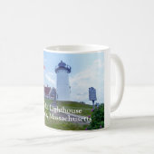 Nobska Lighthouse Cape Cod MA Kaffeetasse (VorderseiteRechts)