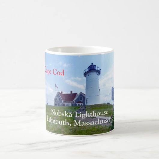 Nobska Lighthouse Cape Cod MA Kaffeetasse (Mittel)