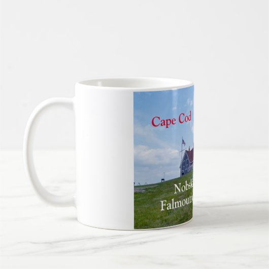 Nobska Lighthouse Cape Cod MA Kaffeetasse (Links)