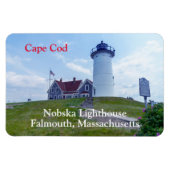 Nobska Lighthouse Cape Cod MA Magnet (Horizontal)