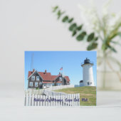 Nobska Lighthouse Cape Cod MA Postcard #2 Postkarte (Stehend Vorderseite)