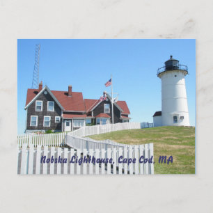 Nobska Lighthouse Cape Cod MA Postcard #2 Postkarte