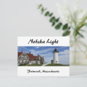Nobska Lighthouse Post Card Postkarte (Stehend Vorderseite)