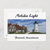 Nobska Lighthouse Post Card Postkarte (Vorne/Hinten)