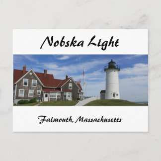 Nobska Lighthouse Post Card Postkarte