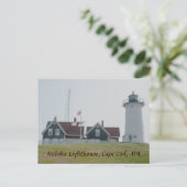 Nobska Lighthouse Postcard Postkarte (Stehend Vorderseite)
