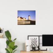 Nobska Lighthouse, Wald Hole, Massachusetts Poster (Heimbüro)