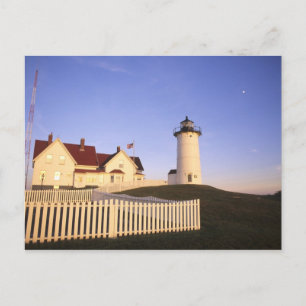 Nobska Lighthouse, Wald Hole, Massachusetts Postkarte