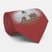 Nobska Point Lighthouse Krawatte (Gerollt)