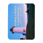 Nobska Point Lighthouse Massachusetts Foto Magnet (Vertikal)
