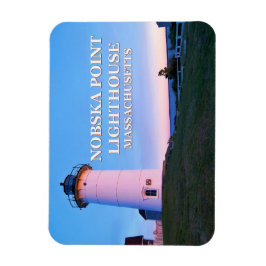 Nobska Point Lighthouse Massachusetts Foto Magnet