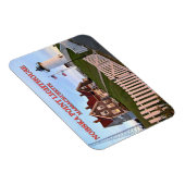Nobska Point Lighthouse Massachusetts Foto Magnet (Rechte Seite)