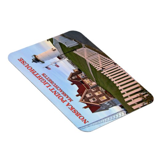 Nobska Point Lighthouse Massachusetts Foto Magnet (Rechte Seite)