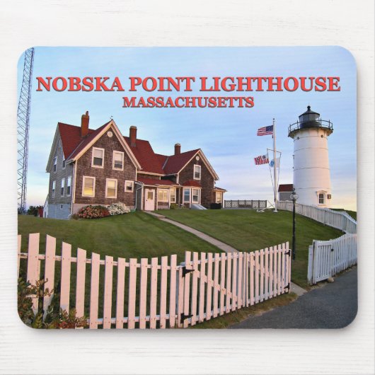 Nobska Point Lighthouse, Massachusetts Mousepad (Vorne)