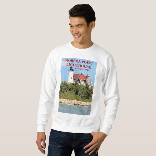 Nobska Point Lighthouse, Massachusetts Sweatshirt (Vorne ganz)
