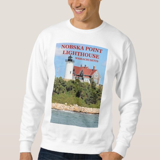 Nobska Point Lighthouse, Massachusetts Sweatshirt (Vorderseite)