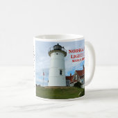Nobska Point Lighthouse, Massachusetts Tasse (VorderseiteRechts)