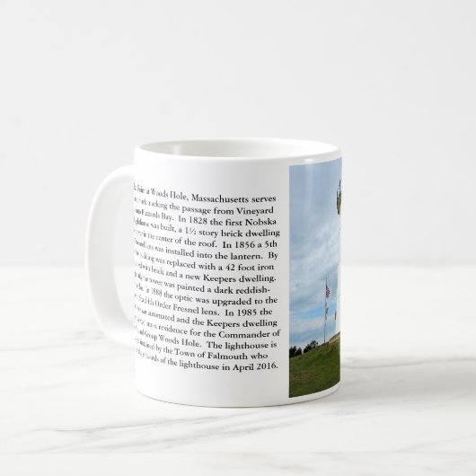 Nobska Point Lighthouse, Massachusetts Tasse (Vorderseite Links)
