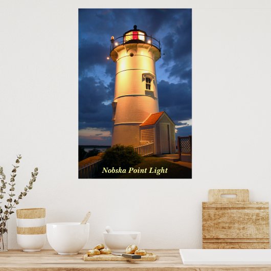 Nobska Point Lighthouse Poster (Küche)