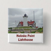 Nobska Point Lighthouse Series Button (Vorderseite)