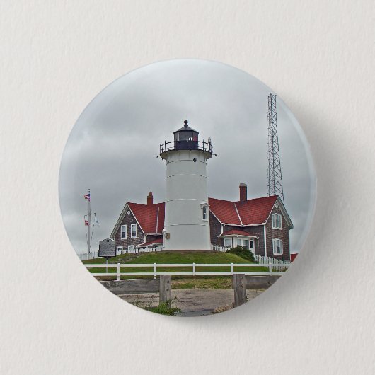 Nobska Point Lighthouse Series Button (Vorderseite)