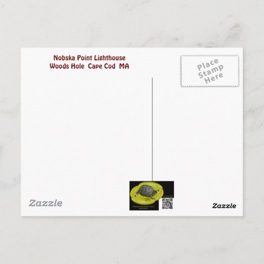 Nobska Point Lighthouse Series Postkarte (Rückseite)