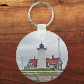 Nobska Point Lighthouse Series Schlüsselanhänger (Vorderseite)
