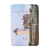 Nobska Punkt-Leuchtturm, Cape Cod Massachusetts Badematte (Vorderseite Vertikal)