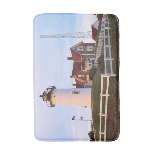 Nobska Punkt-Leuchtturm, Cape Cod Massachusetts Badematte (Vorderseite Vertikal)