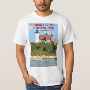 Nobska Punkt-Leuchtturm, Massachusetts-T - Shirt